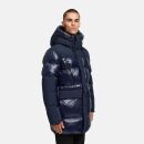 Stone Harbour Nelioon Herren Winter Steppjacke Glanz Optik N122 Navy Größe M - Gr.M