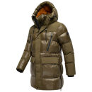 Stone Harbour Nelioon Herren Winter Steppjacke Glanz Optik N122 Khaki Größe XXXL - Gr.3XL