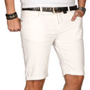 Indicode Herren Sommer Jeans Shorts kurze Hose B556 Offwhite-Größe S - Gr. S