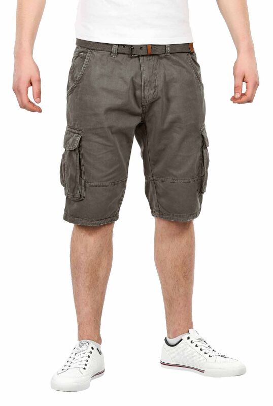 Indicode Monroe Herren Sommer Shorts B699 Raven-Größe S - Gr. S