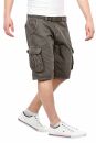 Indicode Monroe Herren Sommer Shorts B699 Raven-Größe S - Gr. S
