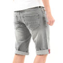 Alessandro Salvarini Herren Jeans Shorts Grau O235 W29