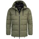 Arctic Seven Herren Winter Jacke AS455 Dark Olive-Größe S - Gr. S