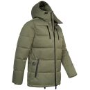 Arctic Seven Herren Winter Jacke AS455 Dark Olive-Größe S - Gr. S