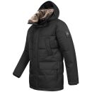 A. Salvarini Herren Winter Jacke AS456 Schwarz-Größe XXL - Gr. 2XL
