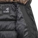 A. Salvarini Herren Winter Jacke AS456 Schwarz-Größe XXL - Gr. 2XL