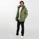 A. Salvarini Herren Winter Jacke AS456 Dark Olive-Größe S - Gr. S