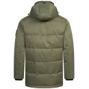 A. Salvarini Herren Winter Jacke AS456 Dark Olive-Größe S - Gr. S
