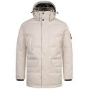 A. Salvarini Herren Winter Jacke AS456 Offwhite-Größe S - Gr. S