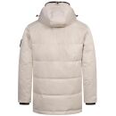 A. Salvarini Herren Winter Jacke AS456 Offwhite-Größe M - Gr. M