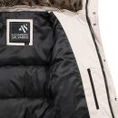 A. Salvarini Herren Winter Jacke AS456 Offwhite-Größe XXL - Gr. 2XL