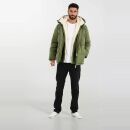 A. Salvarini Herren Winter Jacke AS457 Dark Olive-Größe S - Gr. S