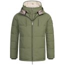 A. Salvarini Herren Winter Jacke AS457 Dark Olive-Größe S - Gr. S