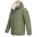 A. Salvarini Herren Winter Jacke AS457 Dark Olive-Größe S - Gr. S