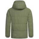 A. Salvarini Herren Winter Jacke AS457 Dark Olive-Größe S - Gr. S