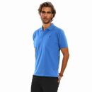 U.S. POLO ASSN. Herren Poloshirt zweifarbig Basic P001 Blau-Navy-Größe L - Gr. L