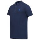 U.S. POLO ASSN. Herren Poloshirt zweifarbig Basic P001 Navy-Royal-Größe XXXL - Gr. 3XL