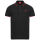 U.S. POLO ASSN. Herren Poloshirt zweifarbig Fashion P002 Schwarz-Rot-Größe M - Gr. M