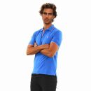 U.S. POLO ASSN. Herren Poloshirt zweifarbig Fashion P002 Royal-Rot-Größe XXL - Gr. 2XL
