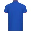 U.S. POLO ASSN. Herren Poloshirt zweifarbig Fashion P002 Royal-Rot-Größe XXL - Gr. 2XL