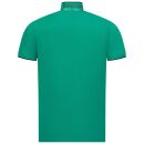 U.S. POLO ASSN. Herren Poloshirt zweifarbig Fashion P002 Grün-Navy-Größe L - Gr. L