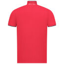 U.S. POLO ASSN. Herren Poloshirt zweifarbig Fashion P002 Coral-Navy-Größe S - Gr. S
