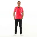 U.S. POLO ASSN. Herren Poloshirt zweifarbig Fashion P002 Coral-Navy-Größe XXL - Gr. 2XL
