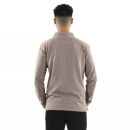 U.S. POLO ASSN. Herren Polo langarm Shirt LS Piquet P004 Dunkelgrau-Navy-Größe XXXL - Gr. 3XL