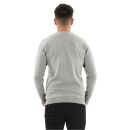 U.S. POLO ASSN. Herren V-Neck Pullover P006 Grau Melange-Navy-Größe XL - Gr. XL