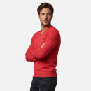 U.S. POLO ASSN. Herren V-Neck Pullover P006 Rot-Navy-Größe XL - Gr. XL