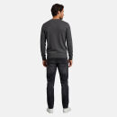 U.S. POLO ASSN. Herren V-Neck Pullover P006 Anthrazit Melange-Rot-Größe XXL - Gr. 2XL
