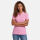 U.S. POLO ASSN. Damen Poloshirt zweifarbig P007 DustyPink-Pink-Größe XL - Gr. XL