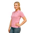 U.S. POLO ASSN. Damen Poloshirt zweifarbig P007 DustyPink-Pink-Größe XXL - Gr. 2XL