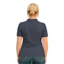 U.S. POLO ASSN. Damen Poloshirt zweifarbig P007 Navy-DustyPink-Größe XL - Gr. XL