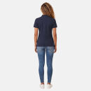 U.S. POLO ASSN. Damen Poloshirt zweifarbig P007 Navy-DustyPink-Größe XXL - Gr. 2XL
