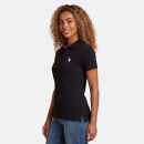U.S. POLO ASSN. Damen Poloshirt zweifarbig P007 Schwarz-Grau-Größe S - Gr. S