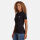 U.S. POLO ASSN. Damen Poloshirt zweifarbig P007 Schwarz-Grau-Größe S - Gr. S