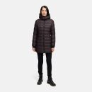Marikoo Abendsternchen Herbst  Winter Steppjacke lang B603a Choco-Größe S - Gr. 36