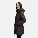 Marikoo Abendsternchen Herbst  Winter Steppjacke lang B603a Choco-Größe S - Gr. 36