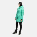 Marikoo Abendsternchen Herbst  Winter Steppjacke lang B603a Crystal Green-Größe L - Gr. 40