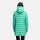 Marikoo Abendsternchen Herbst  Winter Steppjacke lang B603a Crystal Green-Größe L - Gr. 40