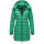 Marikoo Abendsternchen Herbst  Winter Steppjacke lang B603a Crystal Green-Größe L - Gr. 40