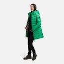Marikoo Abendsternchen Herbst  Winter Steppjacke lang B603a Smaragd Green-Größe L - Gr. 40