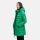 Marikoo Abendsternchen Herbst  Winter Steppjacke lang B603a Smaragd Green-Größe L - Gr. 40
