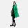 Marikoo Abendsternchen Herbst  Winter Steppjacke lang B603a Smaragd Green-Größe L - Gr. 40