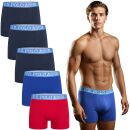 U.S. POLO ASSN. Herren Boxershort 5-Pack P-008 Navy-RedBlue Größe XXL - Gr.2XL