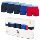 U.S. POLO ASSN. Herren Boxershort 5-Pack P-008 Navy-RedBlue Größe XXL - Gr.2XL