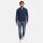 U.S. POLO ASSN. Herren Pullover Troyer P-011 Navy-Rot Größe M - Gr.M
