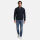 U.S. POLO ASSN. Herren Pullover Troyer P-011 Schwarz-Rot Größe M - Gr.M