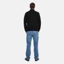 U.S. POLO ASSN. Herren Pullover Troyer P-011 Schwarz-Rot Größe XL - Gr.XL